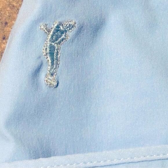 Golfino Skort Womens Size 4 Lt Blue Stretch Polyester Blend Golf Tennis Side Zip - Picture 5 of 10